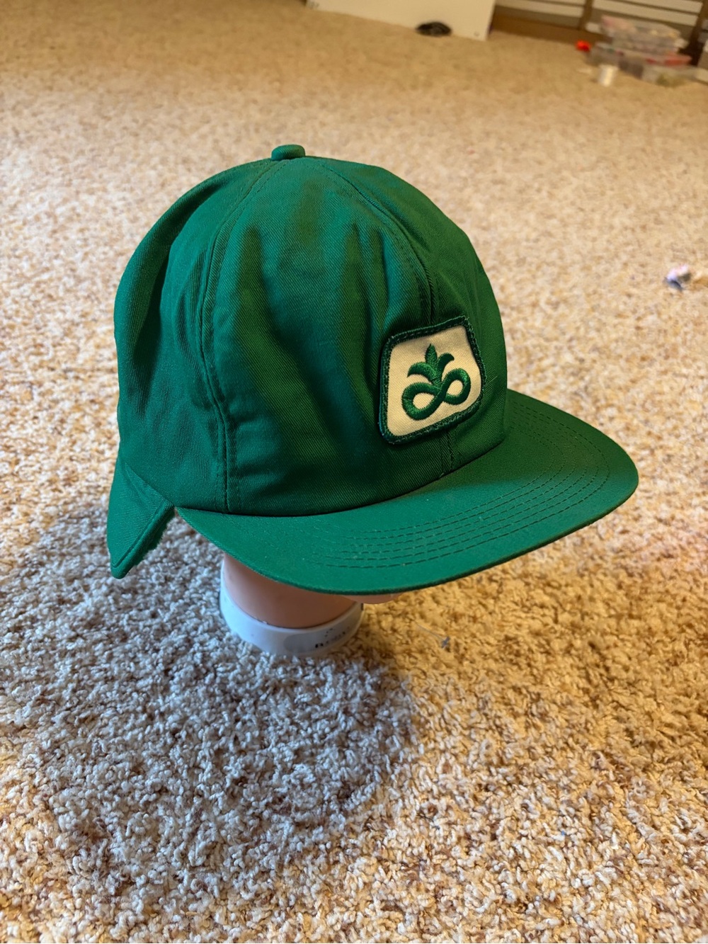 Vintage Pioneer Seed Ear Flapper Hat